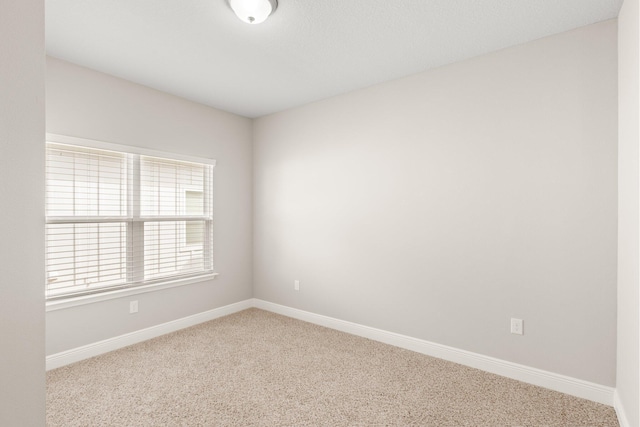 unfurnished room with carpet flooring