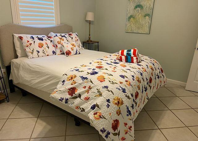 view of tiled bedroom