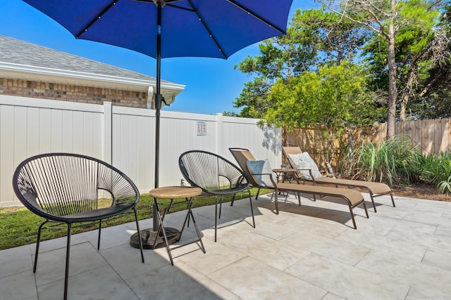 view of patio