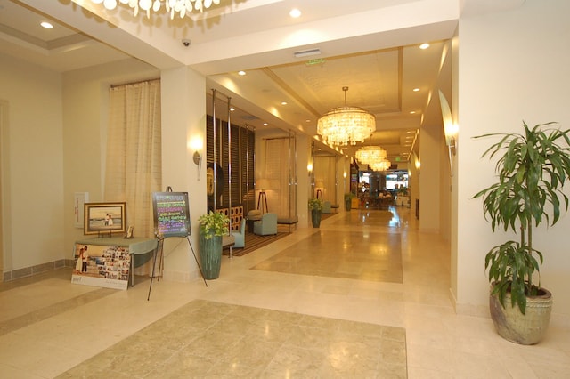 view of building lobby