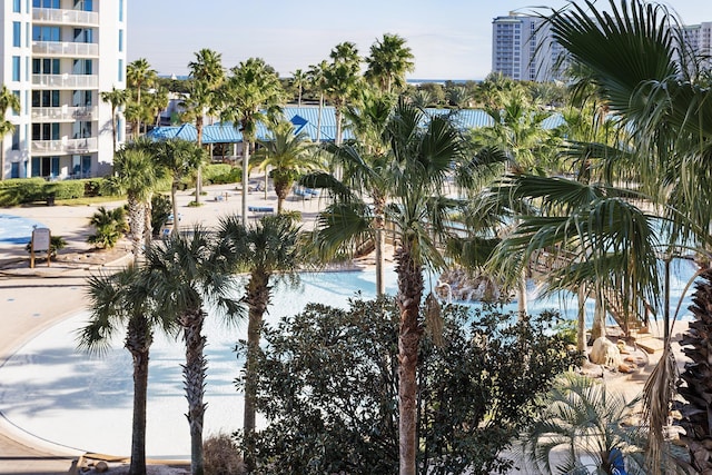 view of water feature