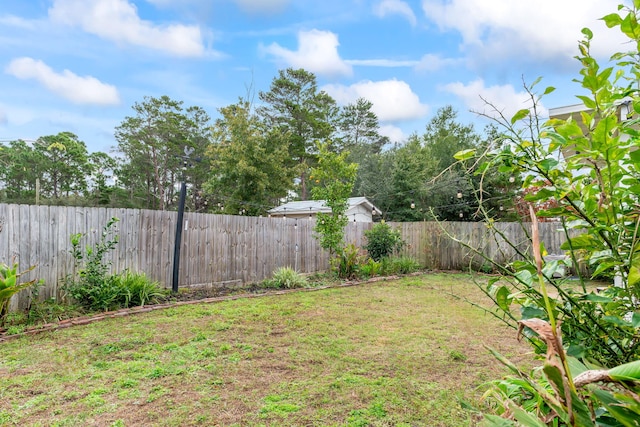 view of yard