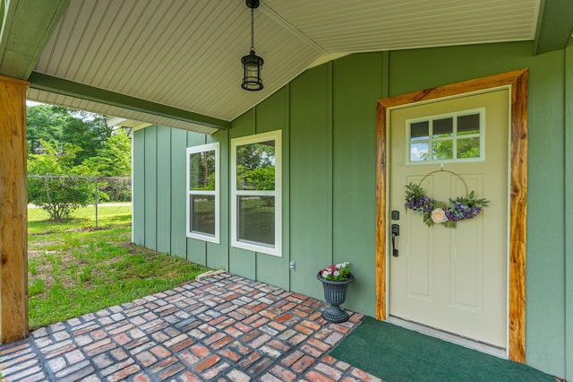 view of entrance to property