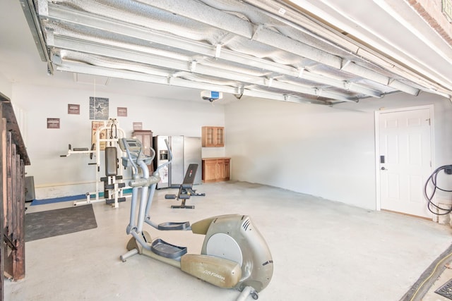 view of exercise room