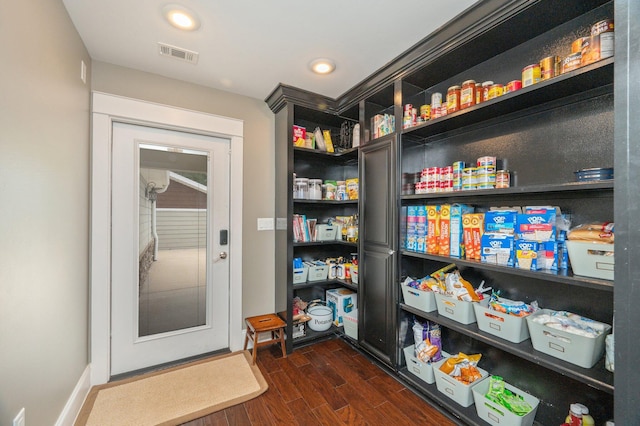 view of pantry