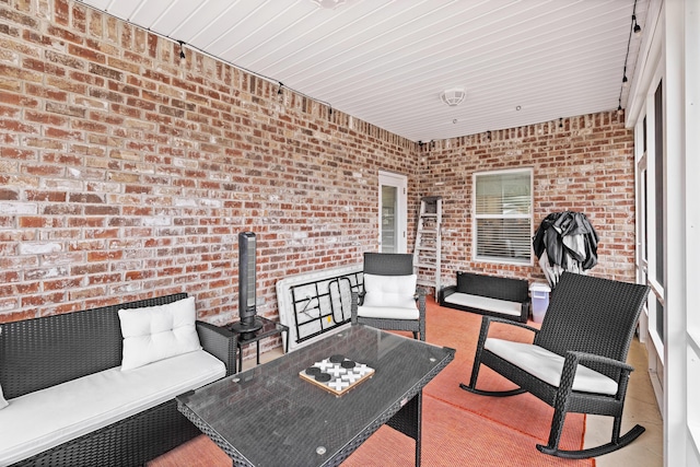 view of patio / terrace with an outdoor hangout area