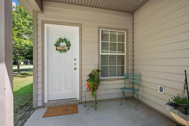 view of property entrance