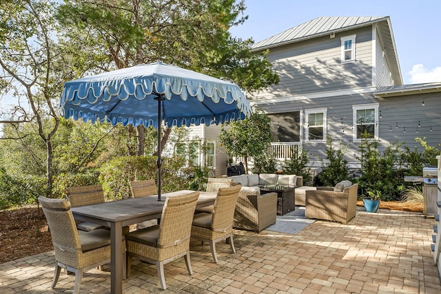 view of patio / terrace with outdoor lounge area