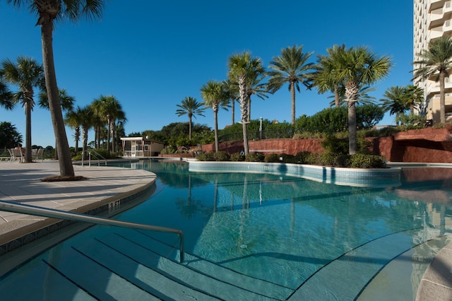 view of pool