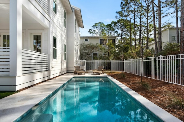 view of pool