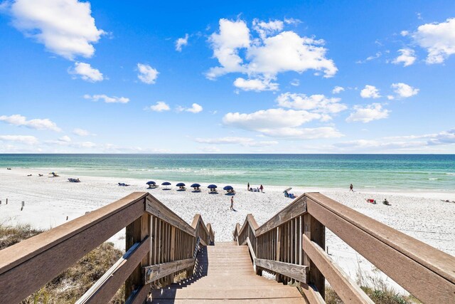 water view with a beach view