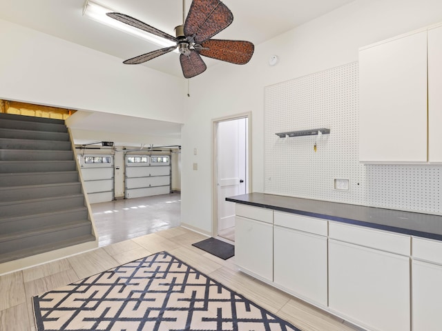 interior space with wood finish floors