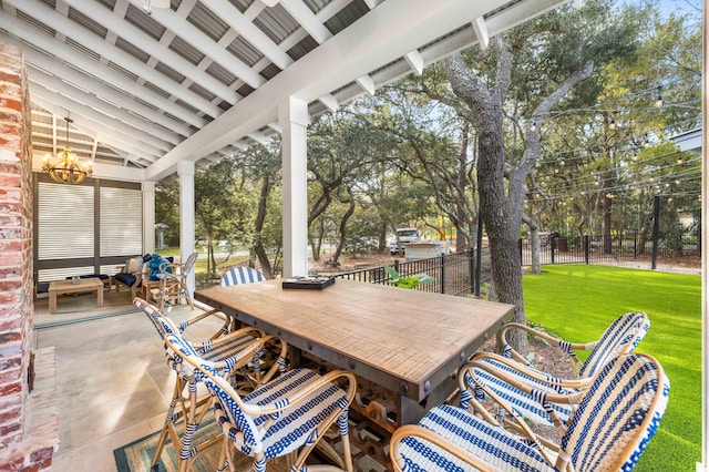 view of patio