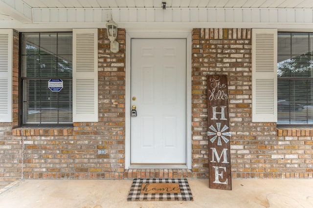 view of property entrance