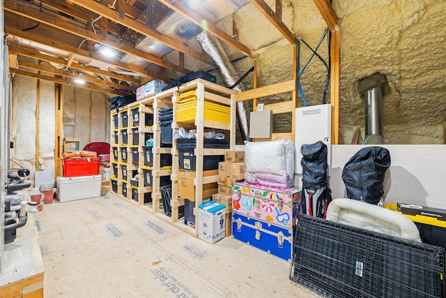 view of storage room