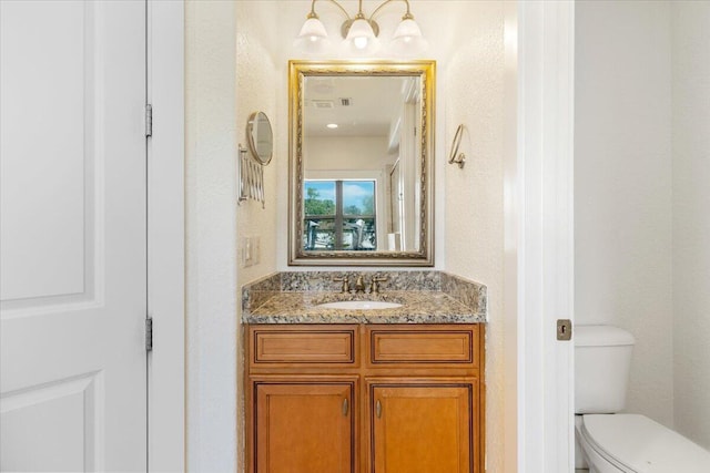 31 Beacon Point Dr, Santa Rosa Beach, FL 32459 - bathroom with vanity and toilet