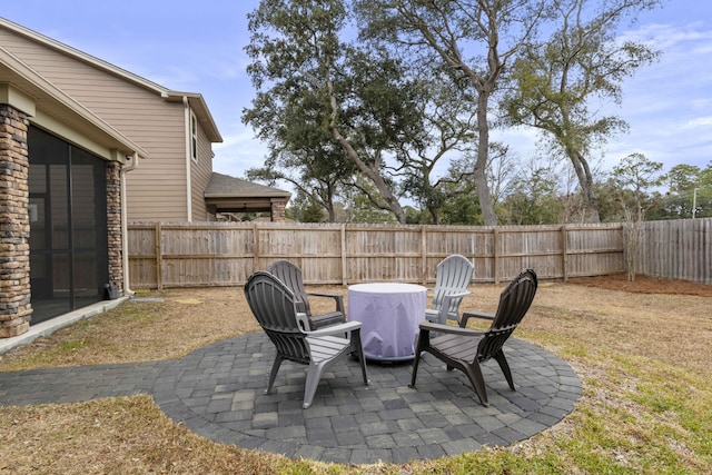 view of patio