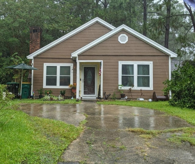 view of bungalow-style home