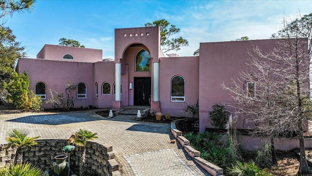 view of southwest-style home