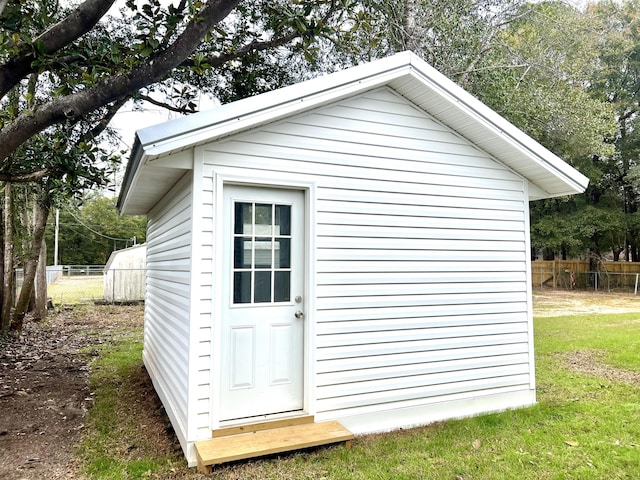 view of outbuilding