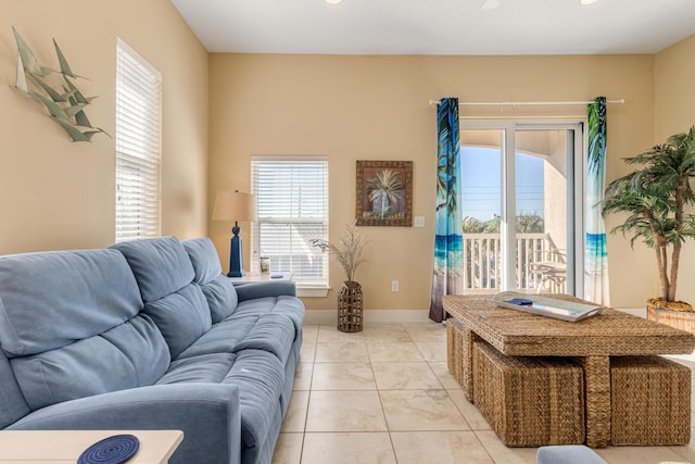 view of living room