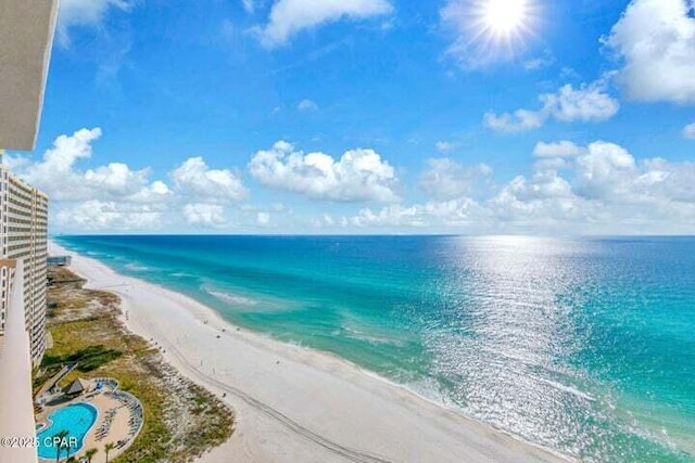 14825 Front Beach Rd Unit 2001, Panama City Beach, FL 32413 - property view of water with a beach view