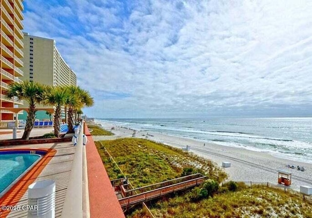 14825 Front Beach Rd Unit 2001, Panama City Beach, FL 32413 - view of water feature with a beach view