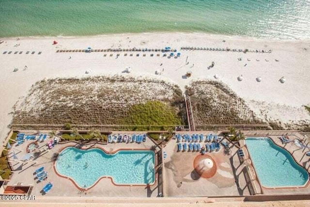 14825 Front Beach Rd Unit 2001, Panama City Beach, FL 32413 - bird's eye view with a beach view and a water view