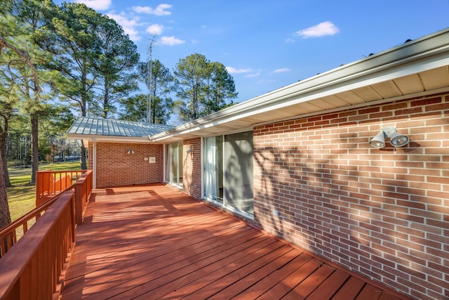 view of deck