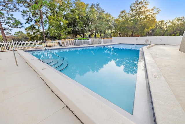 view of pool