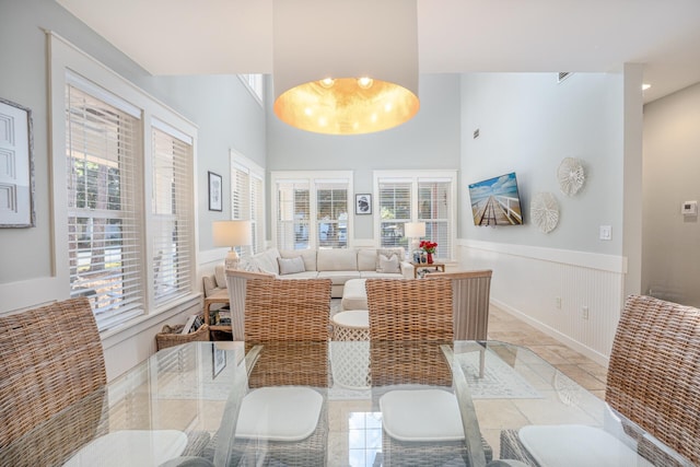 dining room featuring a healthy amount of sunlight