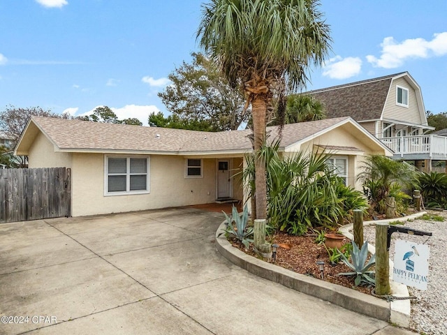 5620 Pinetree Ave, Panama City Beach, FL 32408 - view of ranch-style house