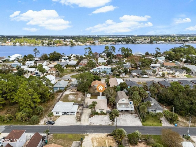 5620 Pinetree Ave, Panama City Beach, FL 32408 - drone / aerial view featuring a water view