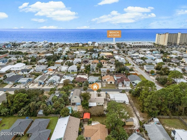 5620 Pinetree Ave, Panama City Beach, FL 32408 - bird's eye view featuring a water view