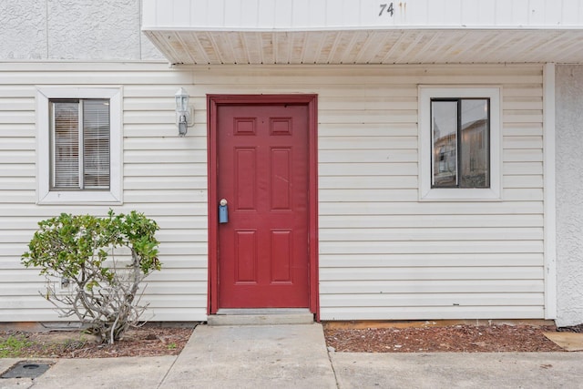 view of property entrance