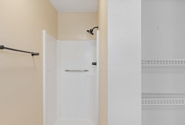 bathroom with walk in shower