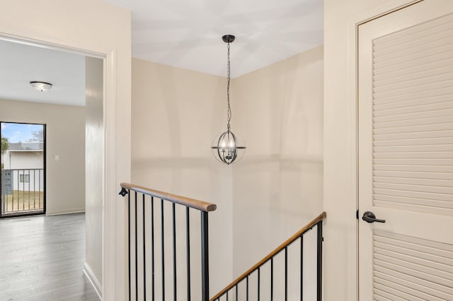 interior space featuring hardwood / wood-style flooring