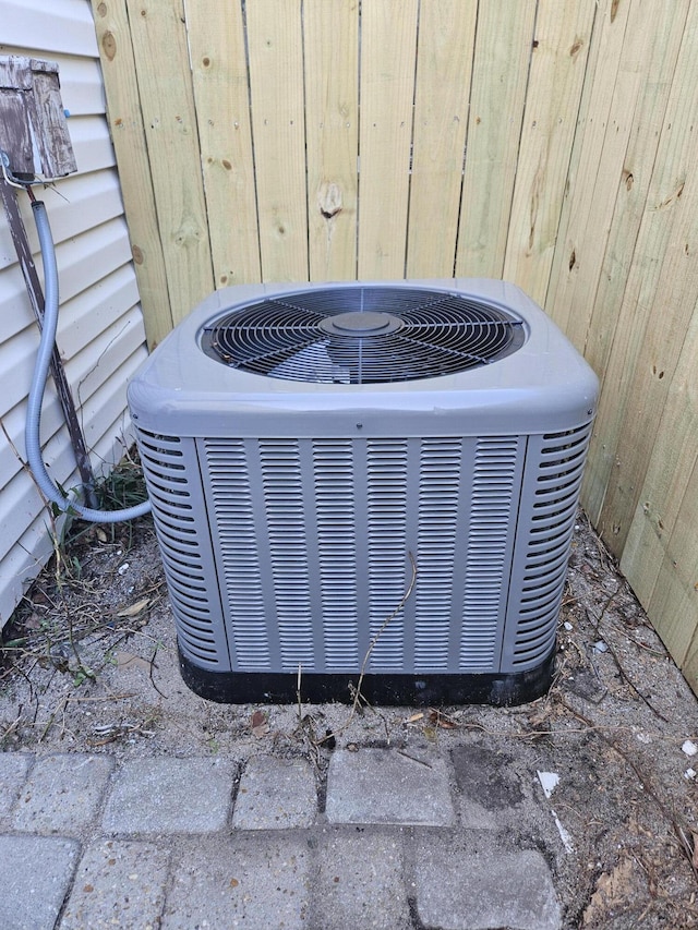 exterior details with cooling unit