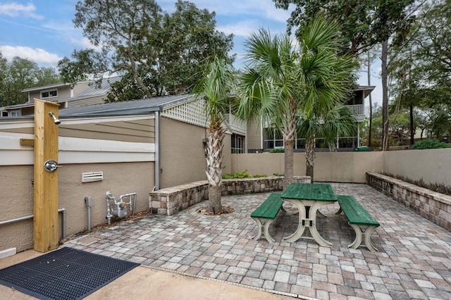 view of patio