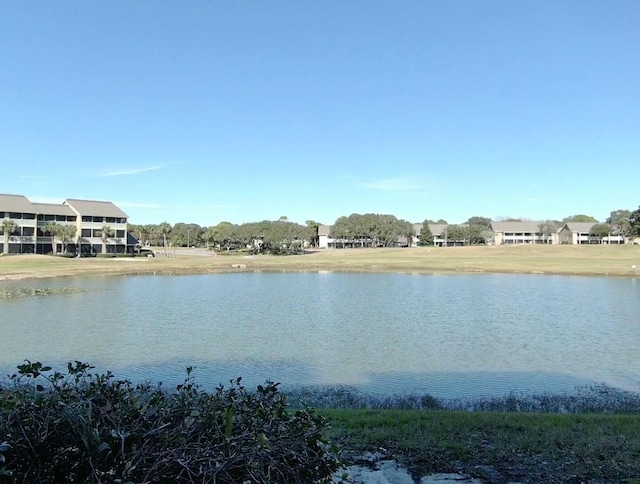 view of water feature