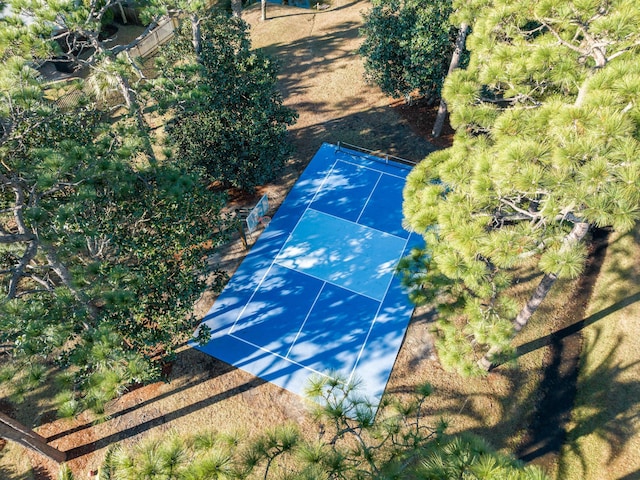 view of sport court with tennis court