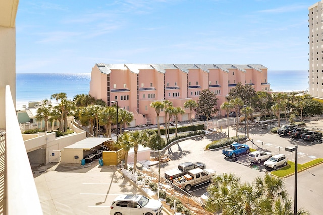 view of property with a water view