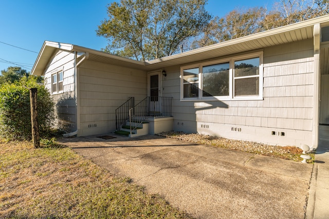 view of front of property