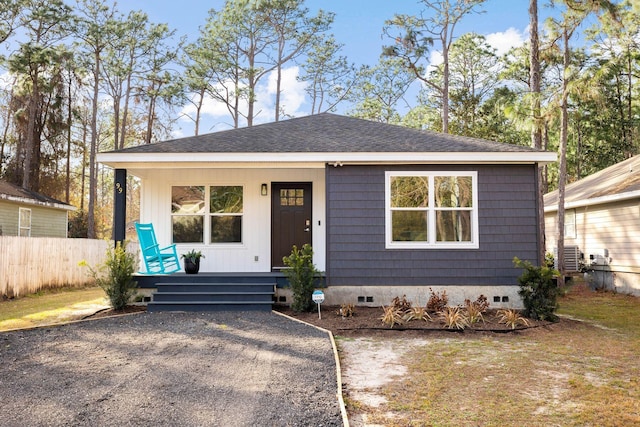 view of front of home