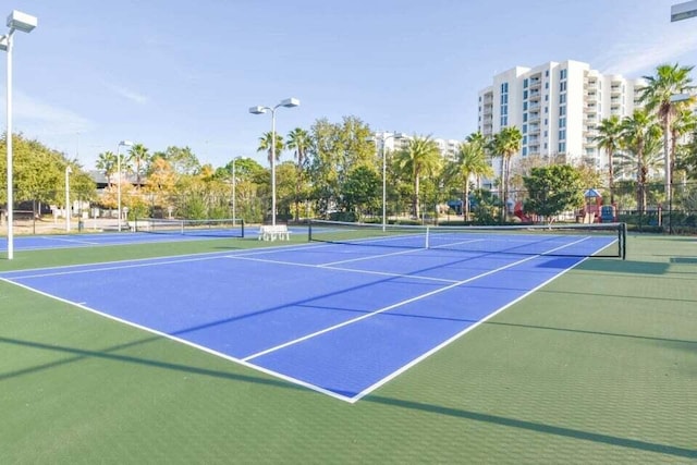 view of sport court