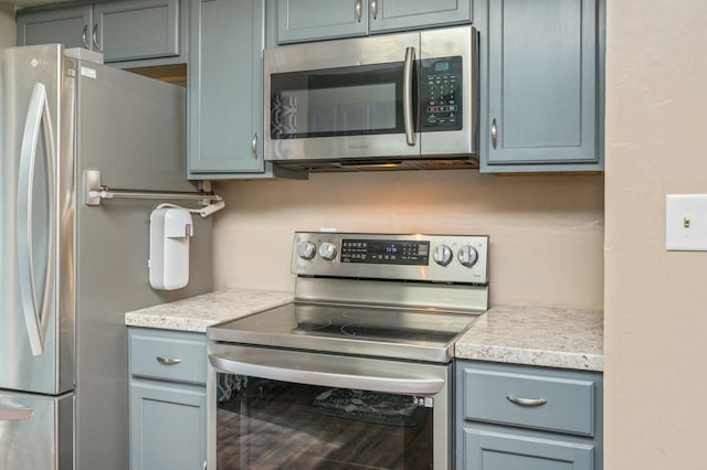 kitchen featuring appliances with stainless steel finishes