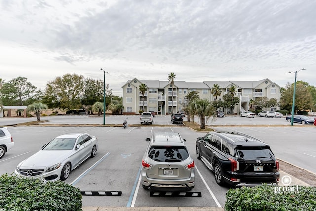 view of car parking