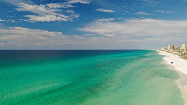 water view featuring a view of the beach