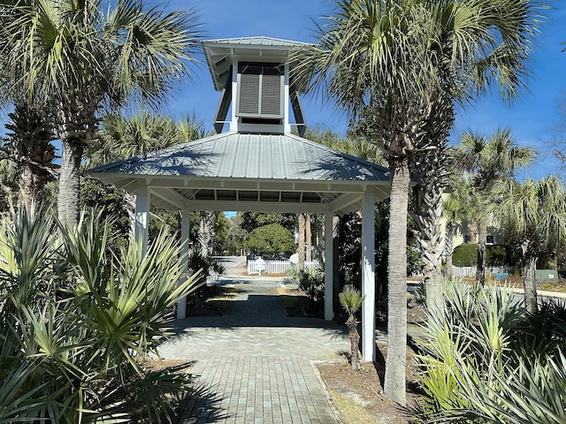 3986 W County Highway 30a Unit 231, Santa Rosa Beach, FL 32459 - view of community featuring fence and a gazebo