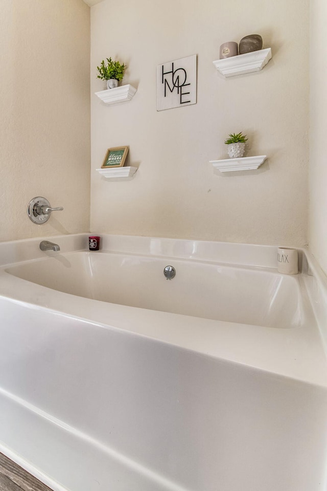 bathroom with a bathtub